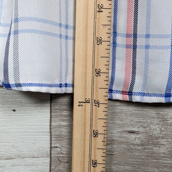 Violet + Claire* Women's Long Sleeve Button Down Curved Hem Blouse~ Size XL - Picture 10 of 11